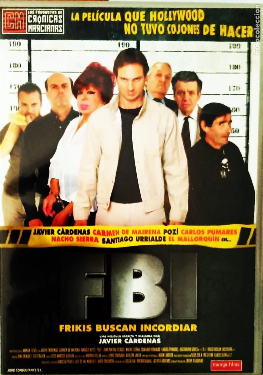 Cine: FBI FRIKIS BUSCAN INCORDIAR. CINE EN DVD. COLECCION.