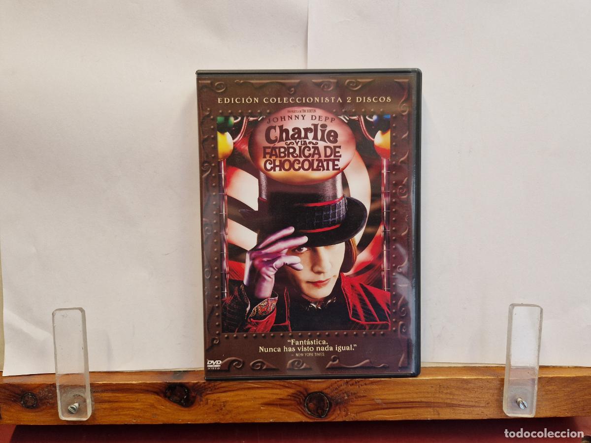 Cine: DVD. CHARLIE Y LA FABRICA DE CHOCOLATE. JOHNNY DEEPP.