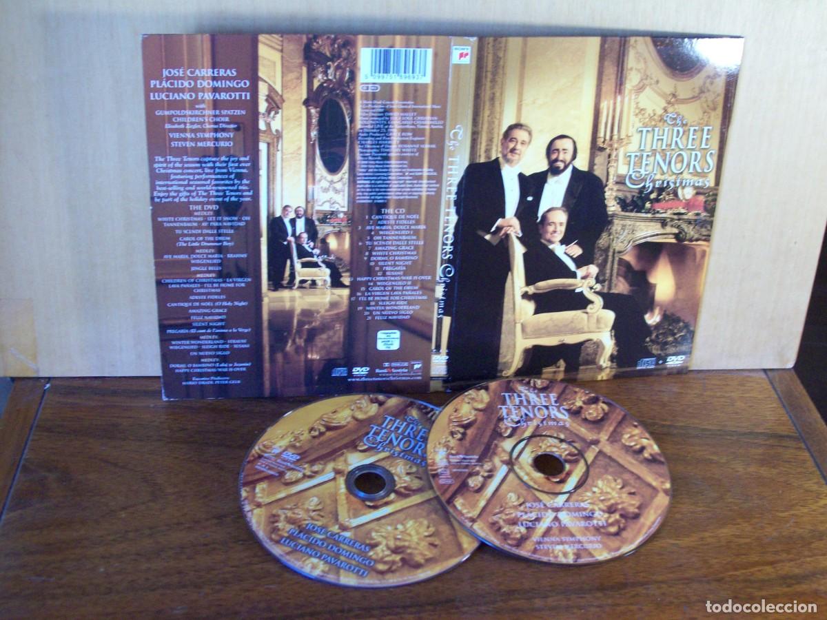 Cine: THE THREE TENORS CHRISTMAS - JOSE CARRERAS / PLACIDO DOMINTO / PAVAROTTI DVD + CD