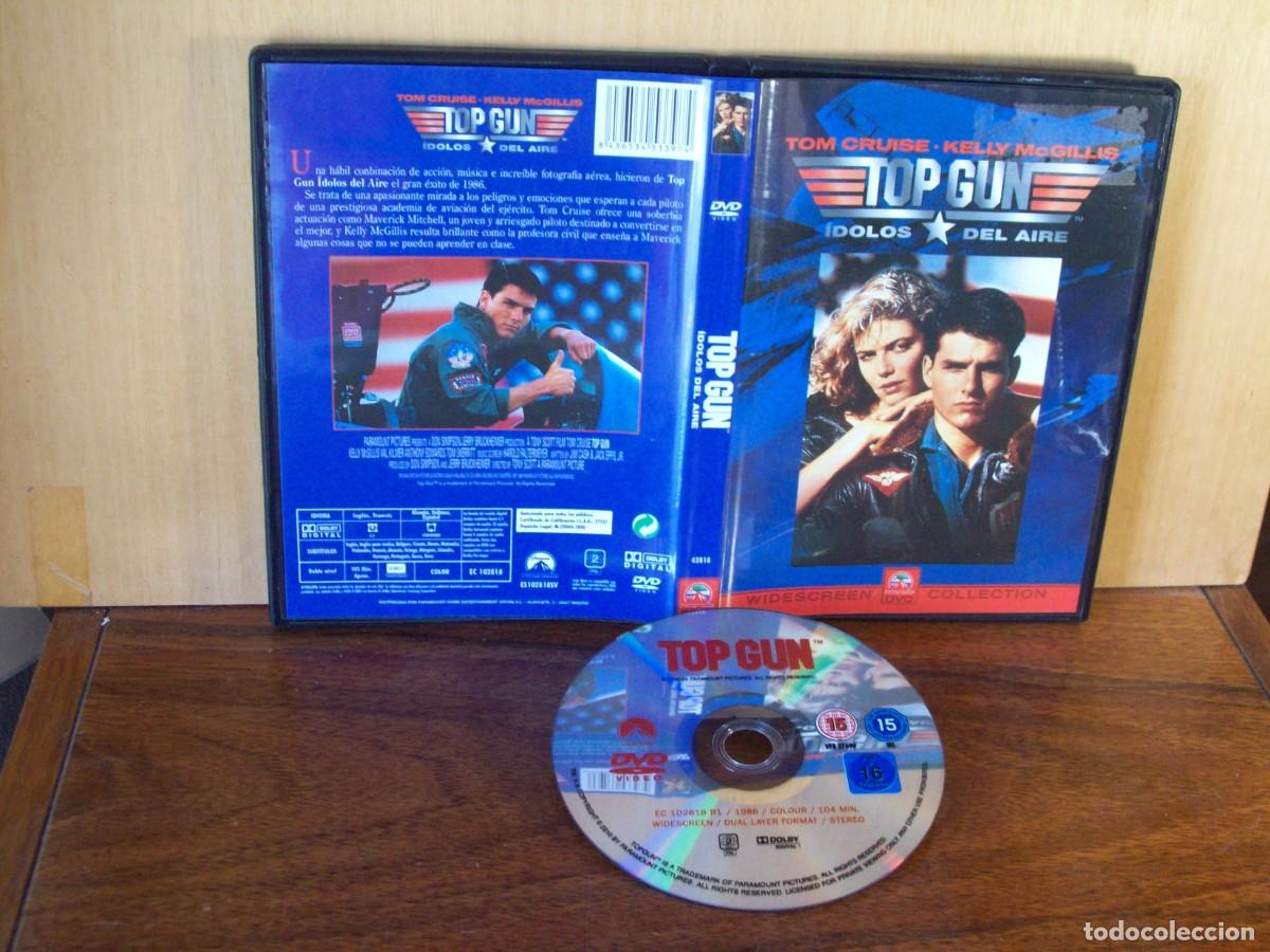 Cine: TOP GUN - IDOLOS DEL AIRE - TOM CRUISE KELLY McGUILLIS - VAL KILMER - ANTHONY EDWARDS - DVD