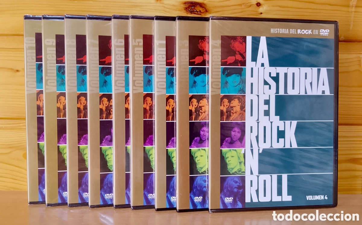 Cine: 10 x DVD La Historia del Rock N Roll