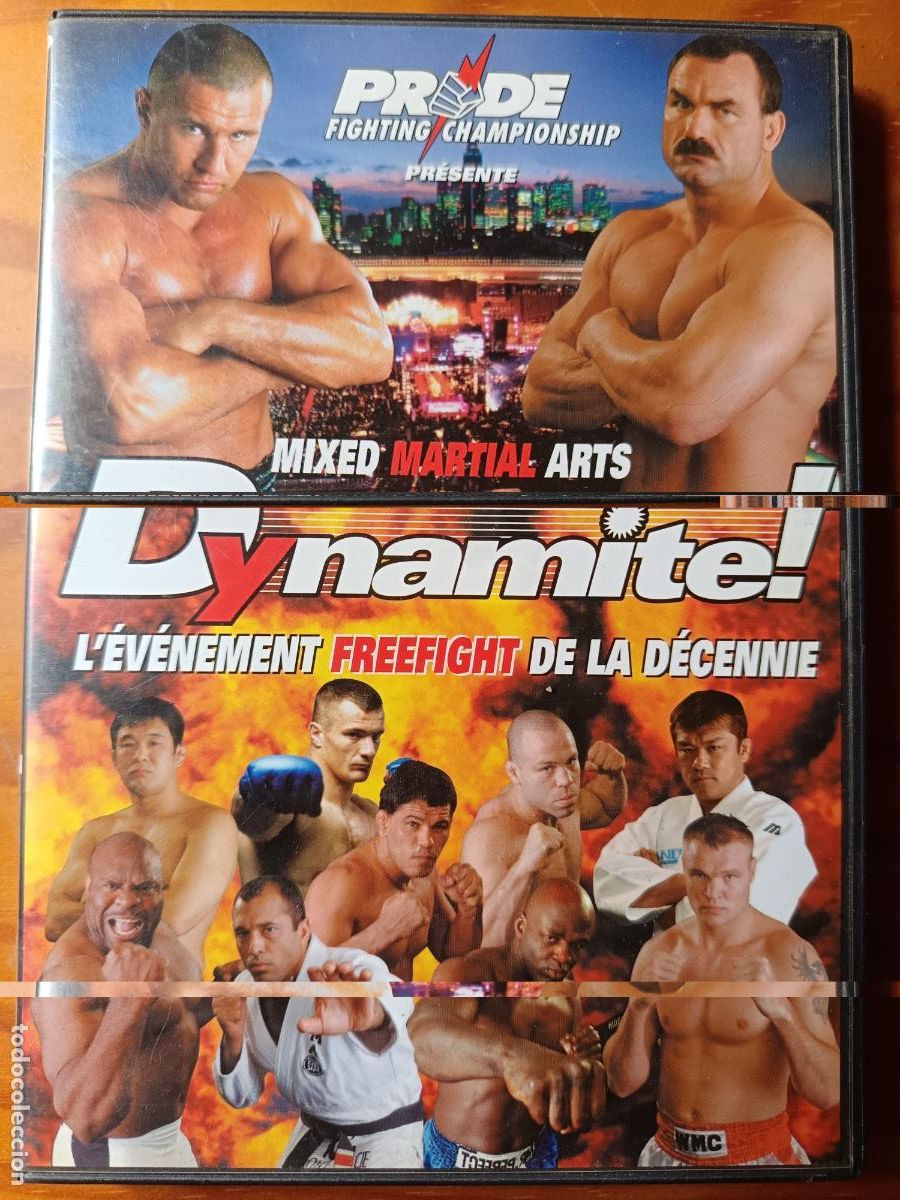 Cine: PRIDE FC. Dynamite!. DVD Artes Marciales Mixtas Evento 2002. Don Frye, Cro Cop, Royce Gracie, Noguei