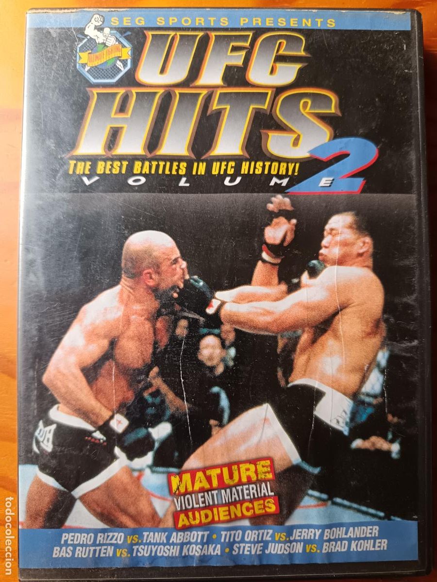 Cine: UFC Hits DVD Artes Marciales Mixtas 2000. Bas Rutten