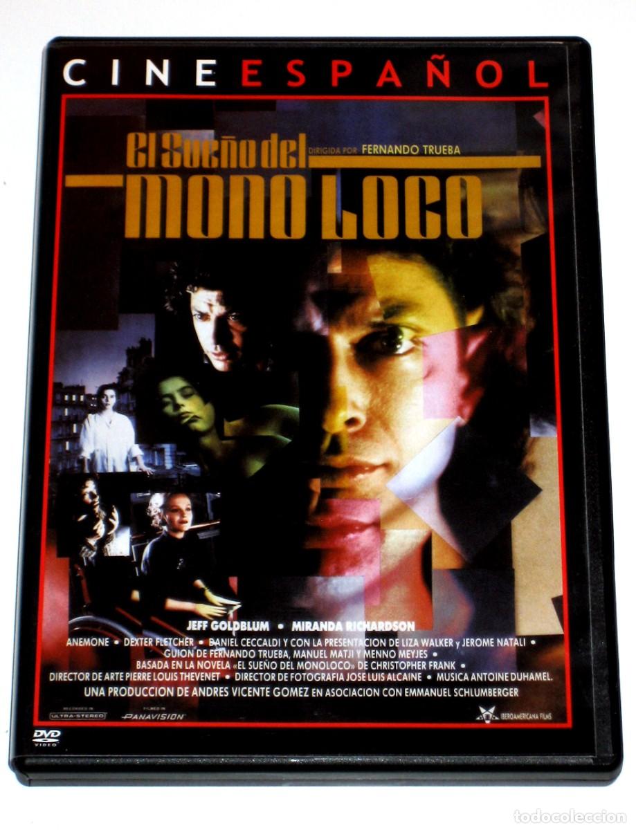 Cine: El Sue&ntilde;o del Mono Loco - Fernando Trueba Jeff Goldblum Miranda Richardson Liza Walker DVD DESCAT.