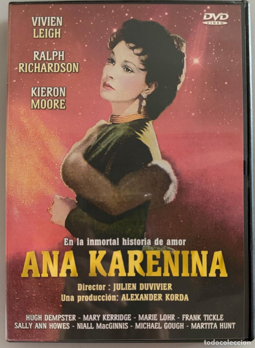 Cine: ANA KARENINA (1948) VIVIEN LEIGN, RALPH RICHARDSON, KIERON MOORE - FILM JULIEN DUVIVIER