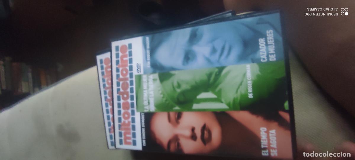 Cine: DVD. EL TIEMPO SE AGOTA. LA ULTIMA MUJER DE LA TIERRA. CAZADOR DE MUJERES.
