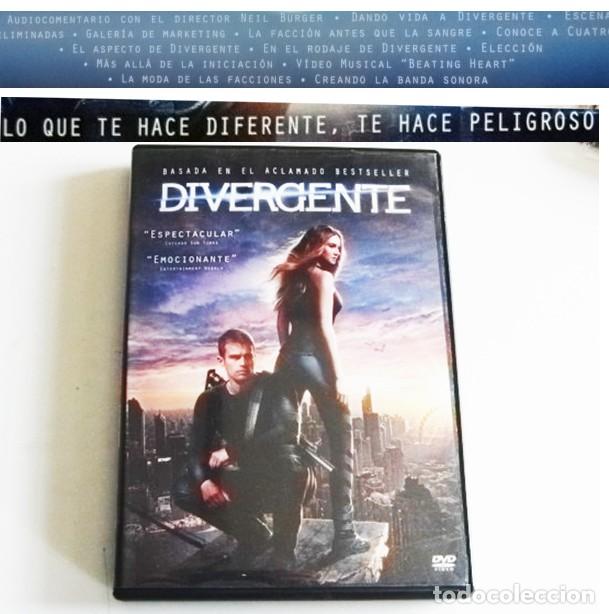 Cine: DIVERGENTE DVD PEL&Iacute;CULA DISTOP&Iacute;A C FICCI&Oacute;N Shailene Woodley Theo James Kravitz Judd ODIO A DIFERENTE