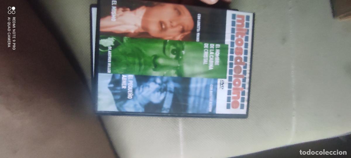 Cine: El mismo. El hombre de la cabina de cristal. El peque&ntilde;o Abner. Mitos del cine. DVD.