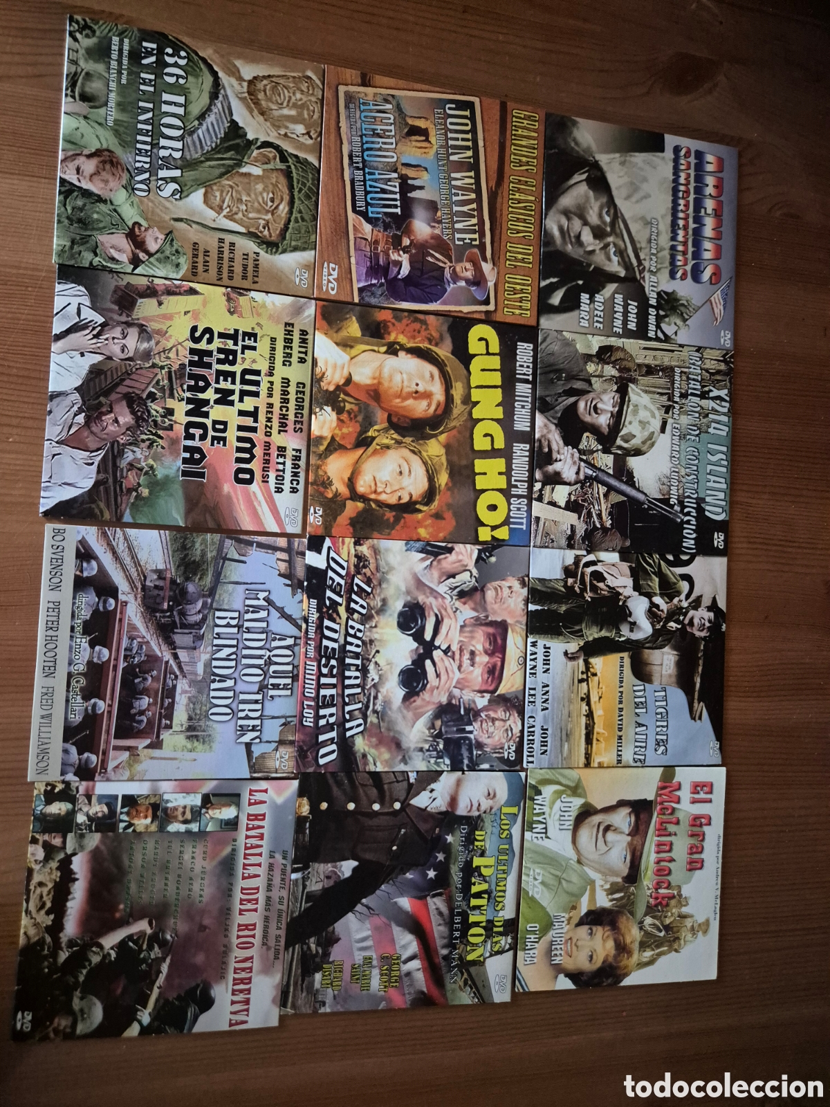 Cinema: Lote 12 Pel&iacute;culas DVD - Cine Cl&aacute;sico B&eacute;lico y Western
