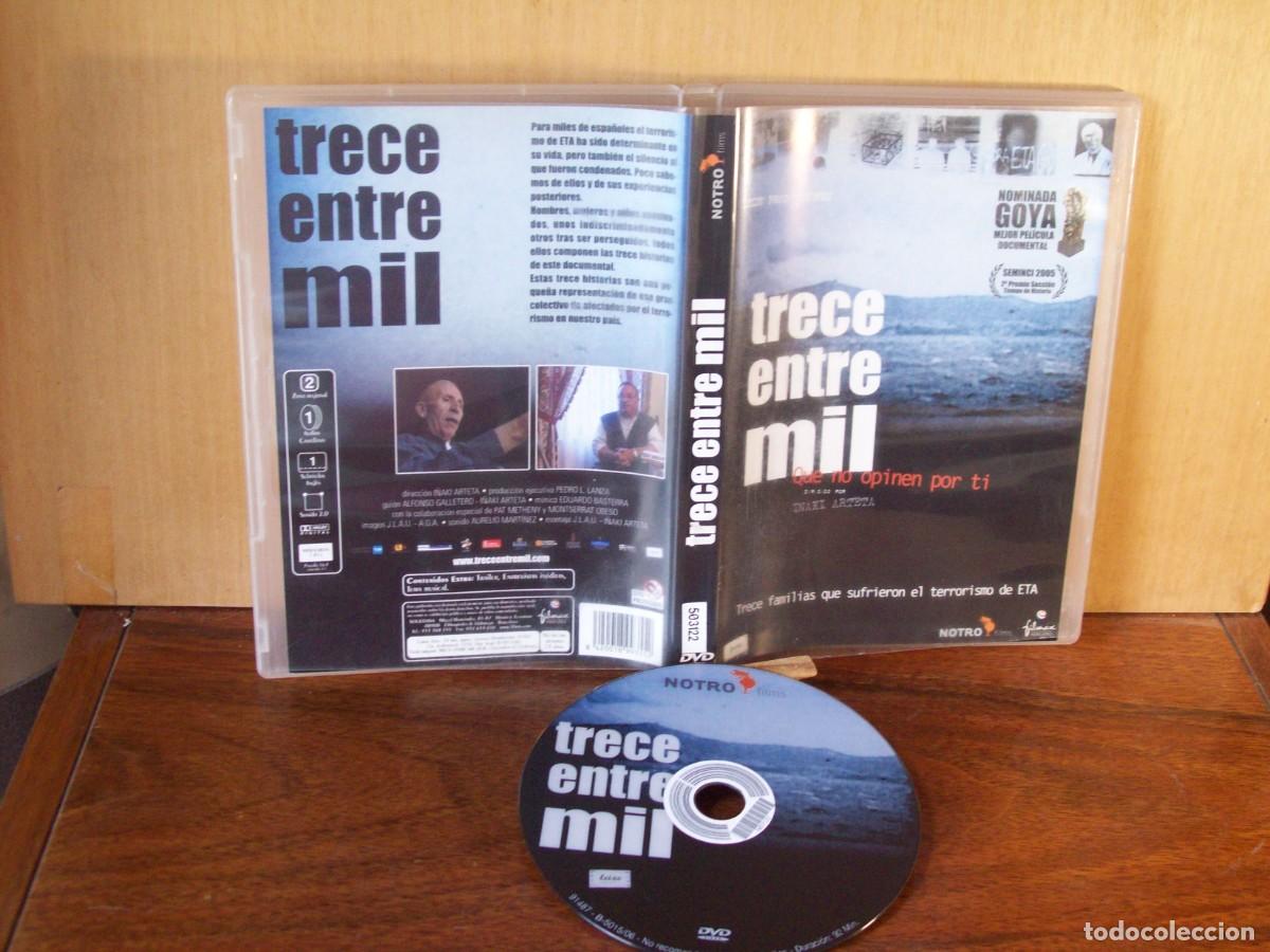 Cine: TRECE ENTRE MIL - GUION ALFONSO GALLETERO Y I&Ntilde;AKI ARTETA - MUSICA EDUARDO BASTERRA - DVD