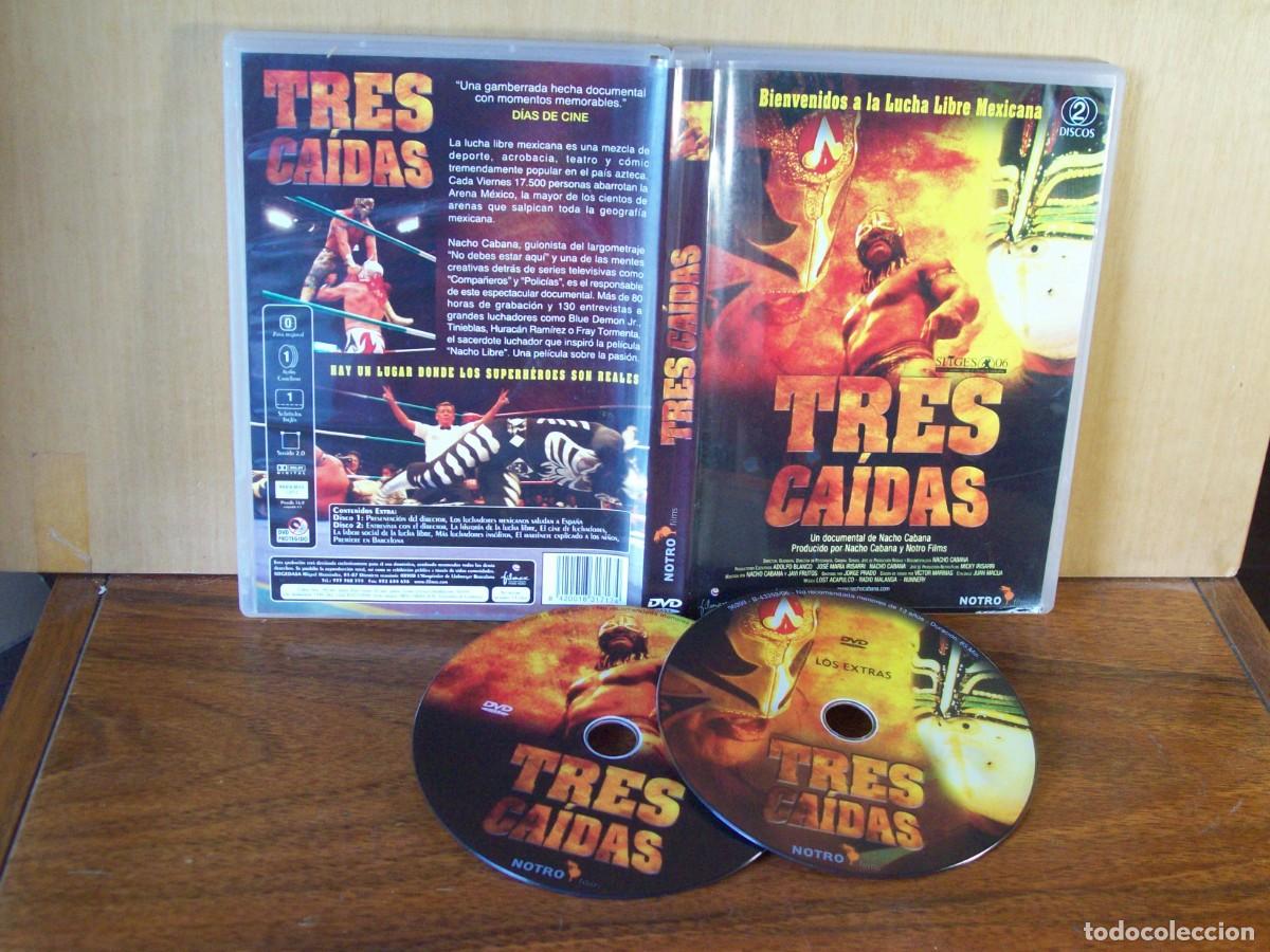 Cine: TRES CAIDAS - BIENVENIDOS A LA LUCHA LIBRE MEXICANA - DE NACHO CABANA - DVD DOBLE