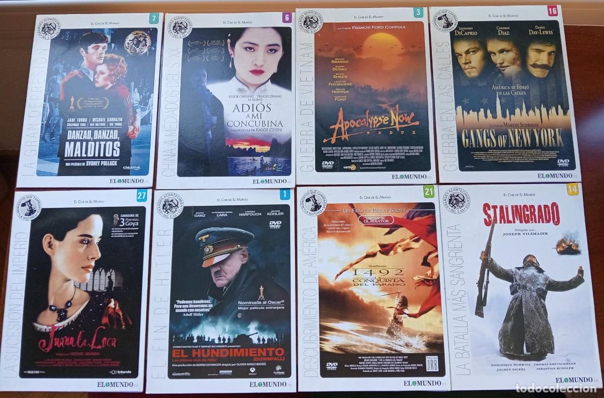 Cine: Lote 8 DVDs: Apocalypse Now, Hundimiento, 1492, Gangs of New York, Adi&oacute;s a mi concubina, etc.