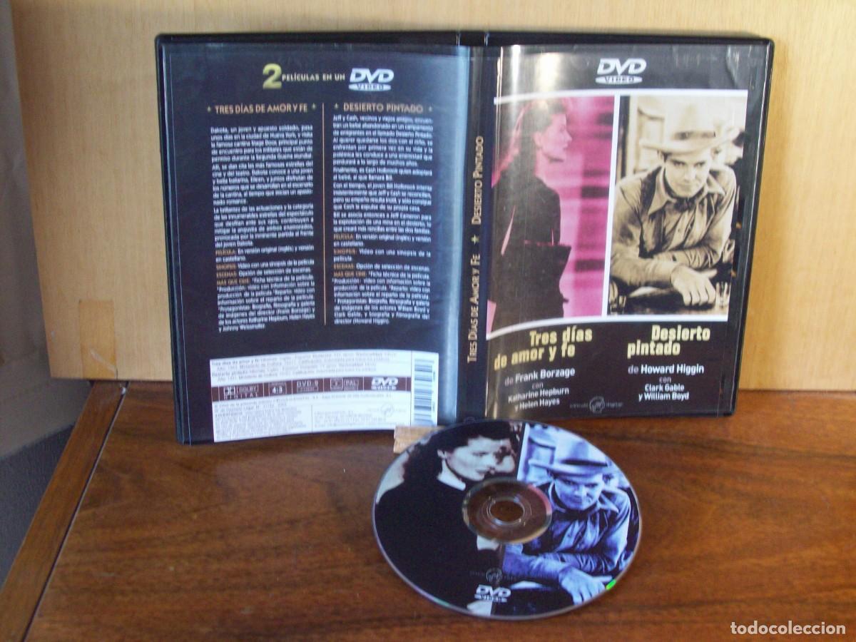 Cine: TRES DIAS DE AMOR Y FE + DESIERTO PINTADO - 2 PELICULAS EN 1 DVD EN BLANCO Y NEGRO