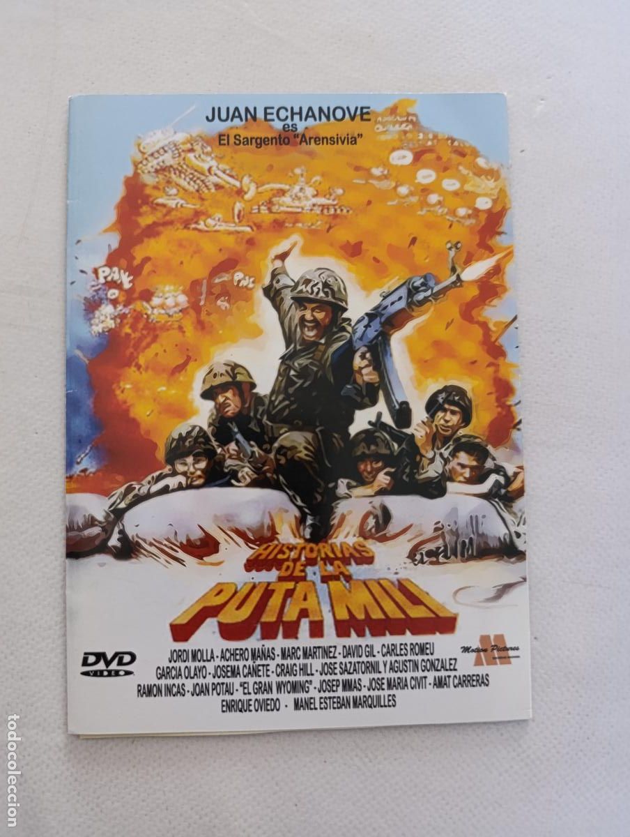 Cine: DVD HISTORIAS DE LA PUTA MILI - JUAN ECHANOVE - FUNDA FINA CARTON (HW)