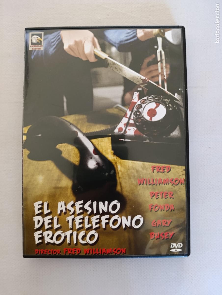Cine: DVD EL ASESINO DEL TELEFONO EROTICO - FRED WILLIAMSON, PETER FONDA (HW)