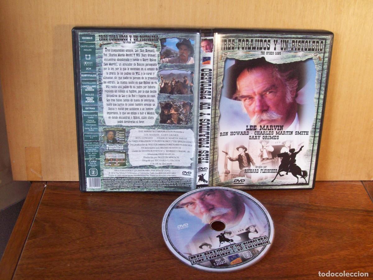 Cine: TRES FORAJIDOS Y UN PISTOLERO - LEE MARVIN - RON HOWARD - CHARLES MARTIN SMITH - DVD