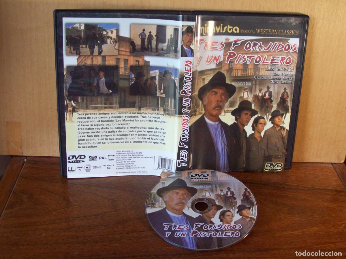 Cine: TRES FORAJIDOS Y UN PISTOLERO - LEE MARVIN - RON HOWARD - CHARLES MARTIN - DVD EN COLOR