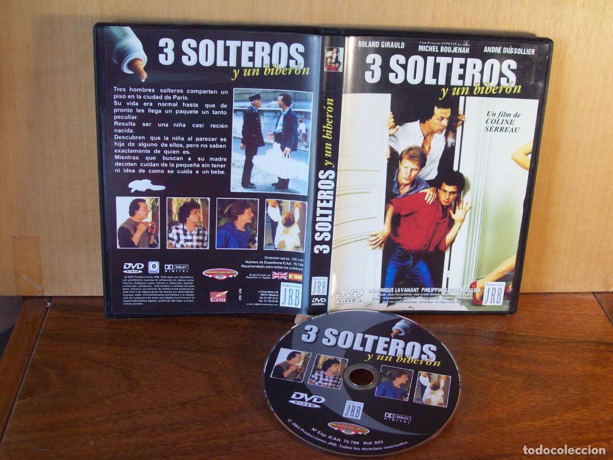 Cine: 3 SOLTEROS Y UN BIBERON - ROLAND GIRAULD - MICHEL BOUJENAH - ANDRE DUSSOLLIER - DVD