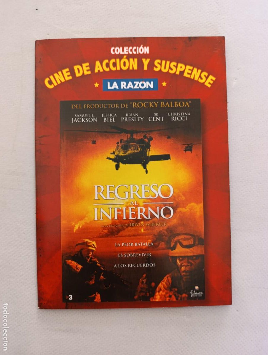 Cine: DVD REGRESO AL INFIERNO - SAMUEL L. JACKSON - FUNDA FINA CARTON (5J)