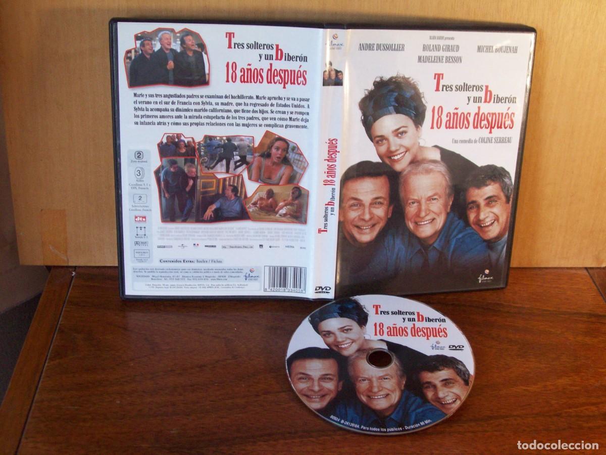 Cine: TRES SOLTEROS Y UN BIBERON, 18 A&Ntilde;OS DESPUES - ANDRE DUSSOLLIER - ROLAND GIRAUD - DVD