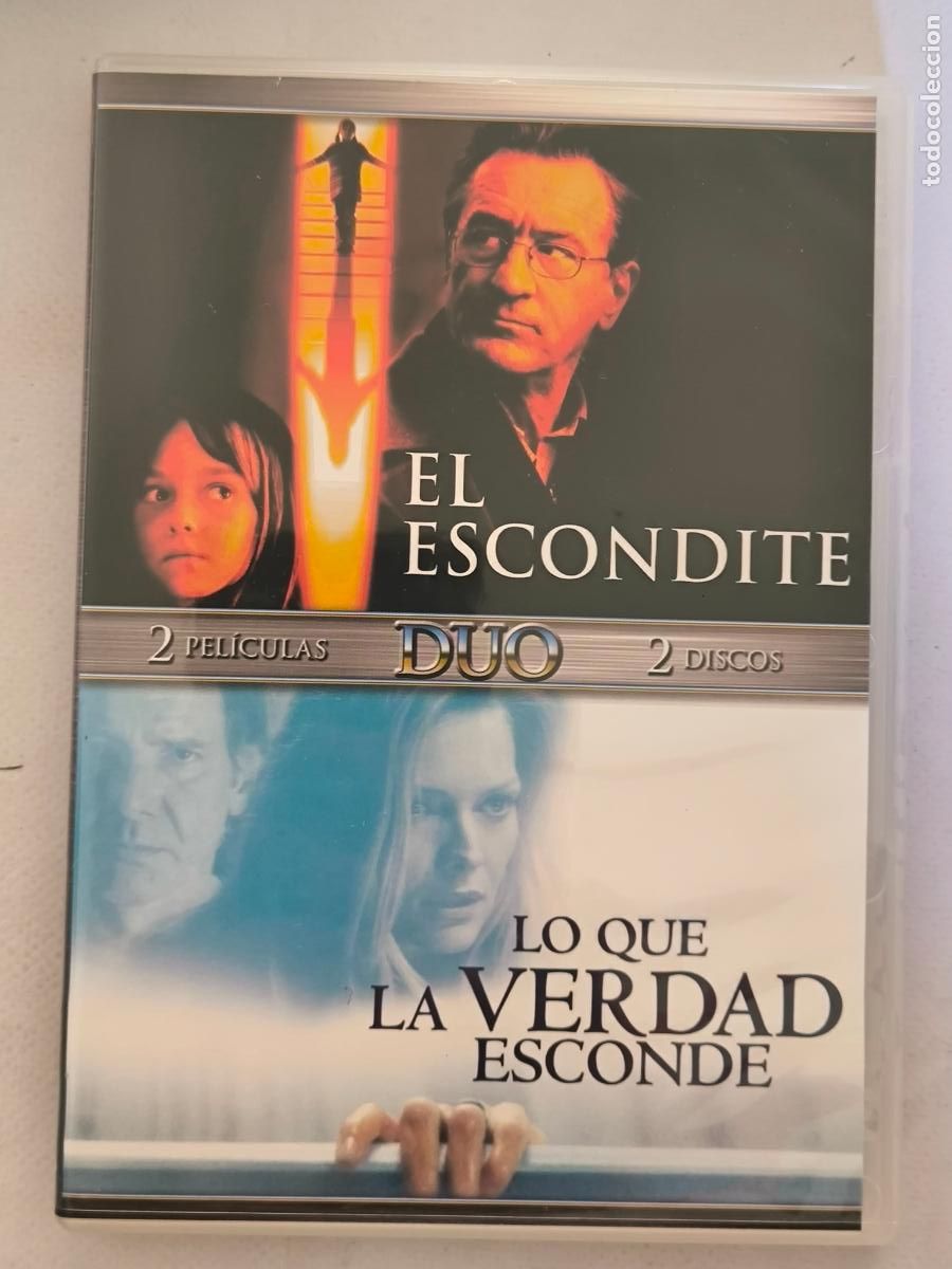 Cine: DVD EL ESCONDITE / LO QUE LA VERDAD ESCONDE - 2 DISCOS (HV)