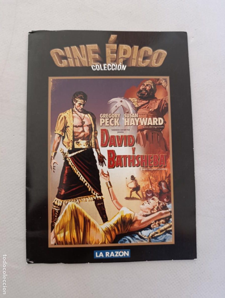 Cine: DVD DAVID Y BATHSHEBA - GREGORY PECK, SUSAN HAYWARD - FUNDA FINA CARTON (5K)