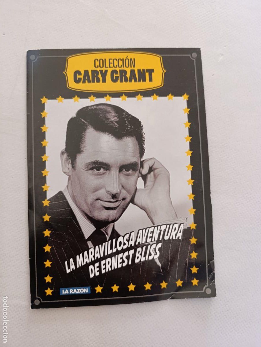 Cinema: DVD LA MARAVILLOSA AVENTURA DE ERNEST BLISS - CARY GRANT - FUNDA FINA CARTON (5L)