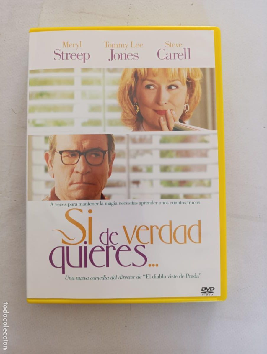 Cinema: DVD SI DE VERDAD QUIERES... - MERYL STREEP, TOMMY LEE JONES, STEVE CARELL (5L)