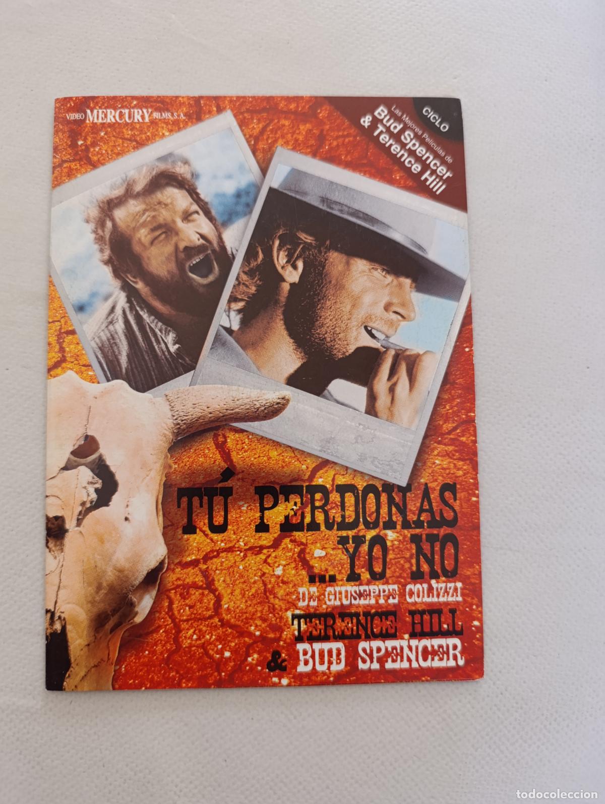 Cine: DVD TU PERDONAS... YO NO - TERENCE HILL & BUD SPENCER - FUNDA FINA CARTON (5N)