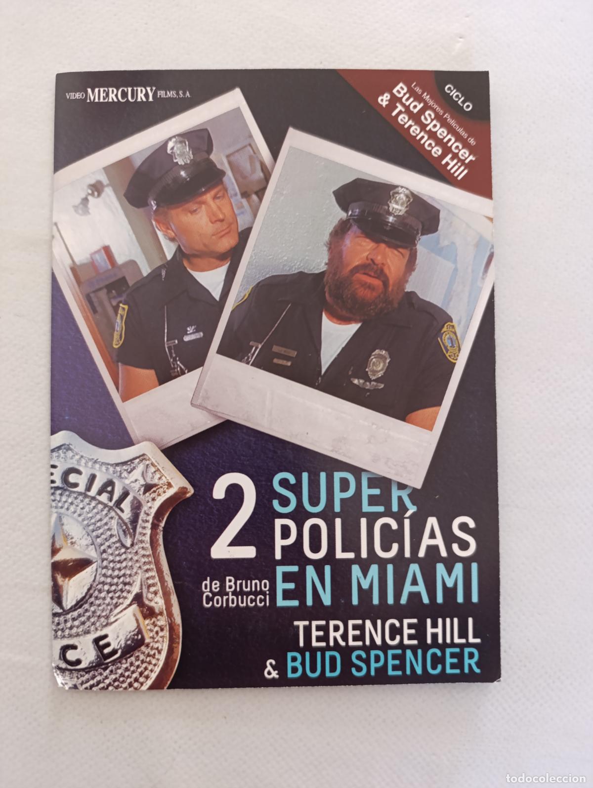 Cine: DVD 2 SUPER POLICIAS EN MIAMI - TERENCE HILL & BUD SPENCER - FUNDA FINA CARTON (5N)