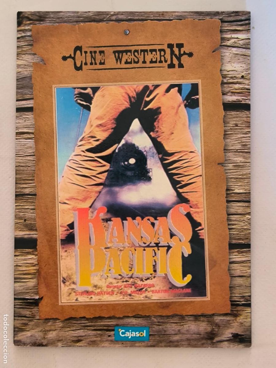 Cin&eacute;ma: DVD KANSAS PACIFIC - FUNDA FINA CARTON (6E)