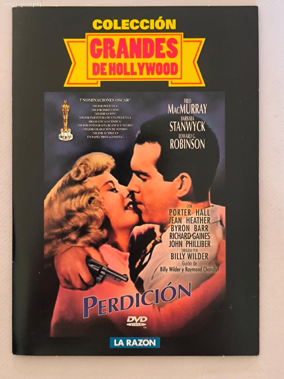Cine: DVD PERDICION - FRED MACMURRAY - FUNDA FINA CARTON (6E)