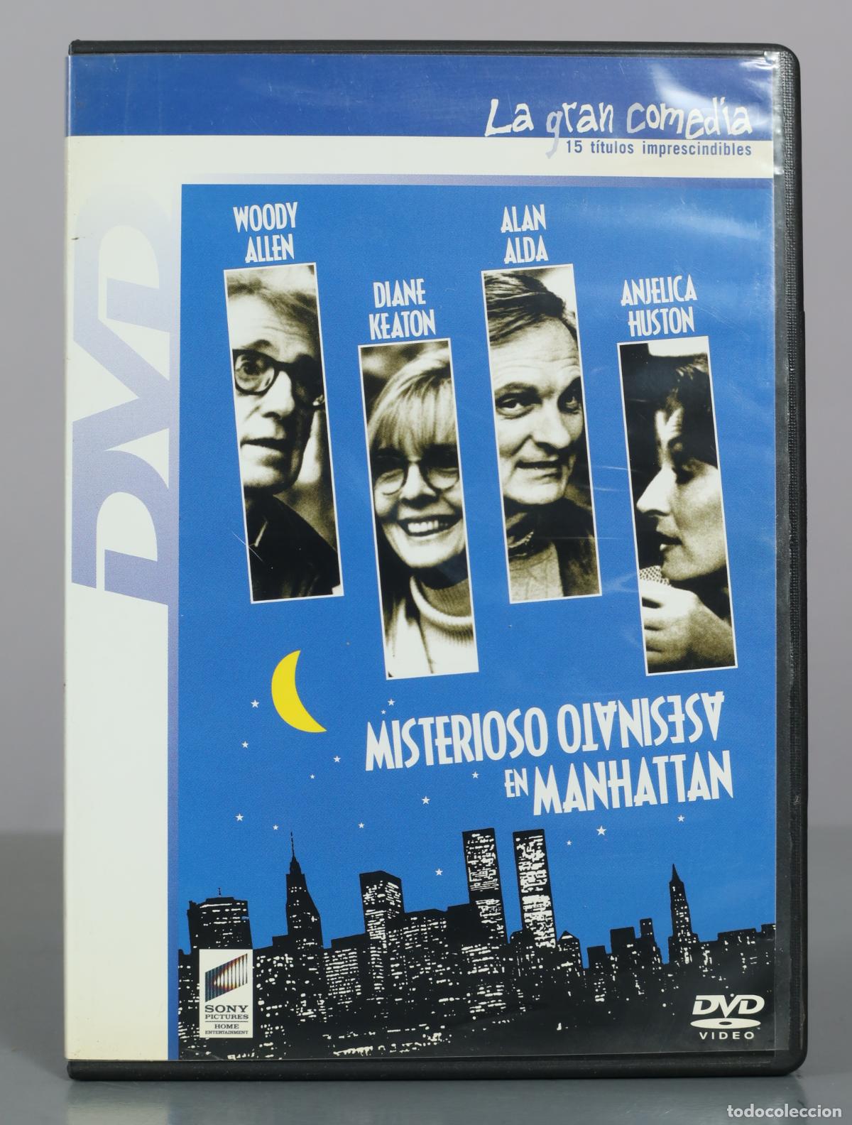 Cine: DVD. Misterioso asesinato en Manhattan - Woody Allen, Diane Keaton, Alan Alda, Anjelica Huston