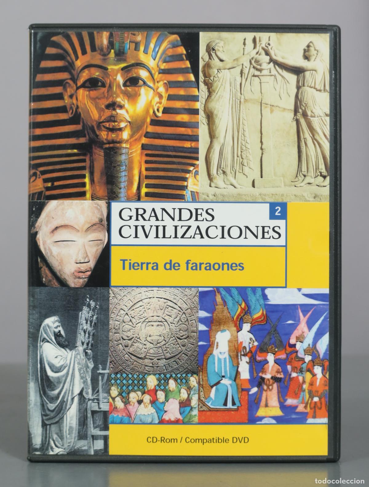 Cine: DVD. Grandes Civilizaciones - Tierra de faraones - Ediciones Dolmen