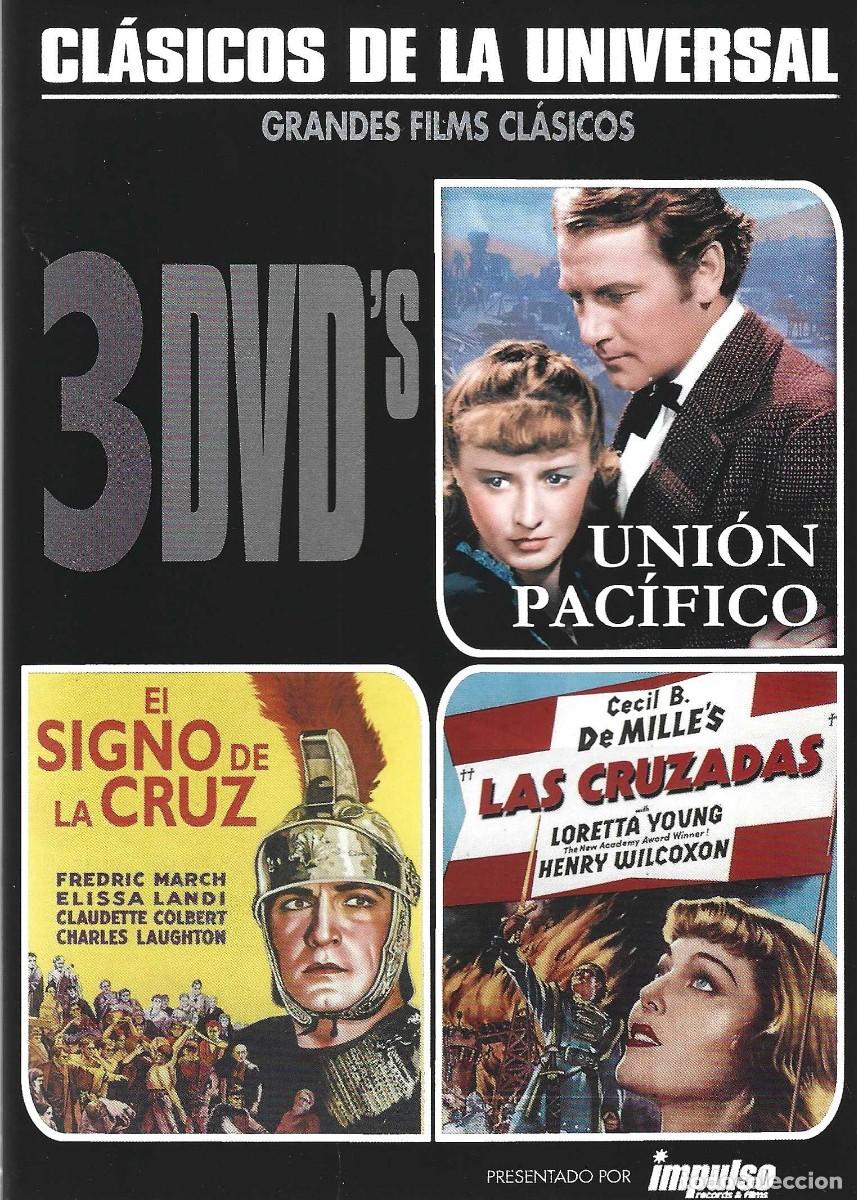 Cine: CLASICOS DE LA UNIVERSAL UNI&Oacute;N PACIFICO / EL SIGNO DE LA CRUZ/ LAS CRUZADAS