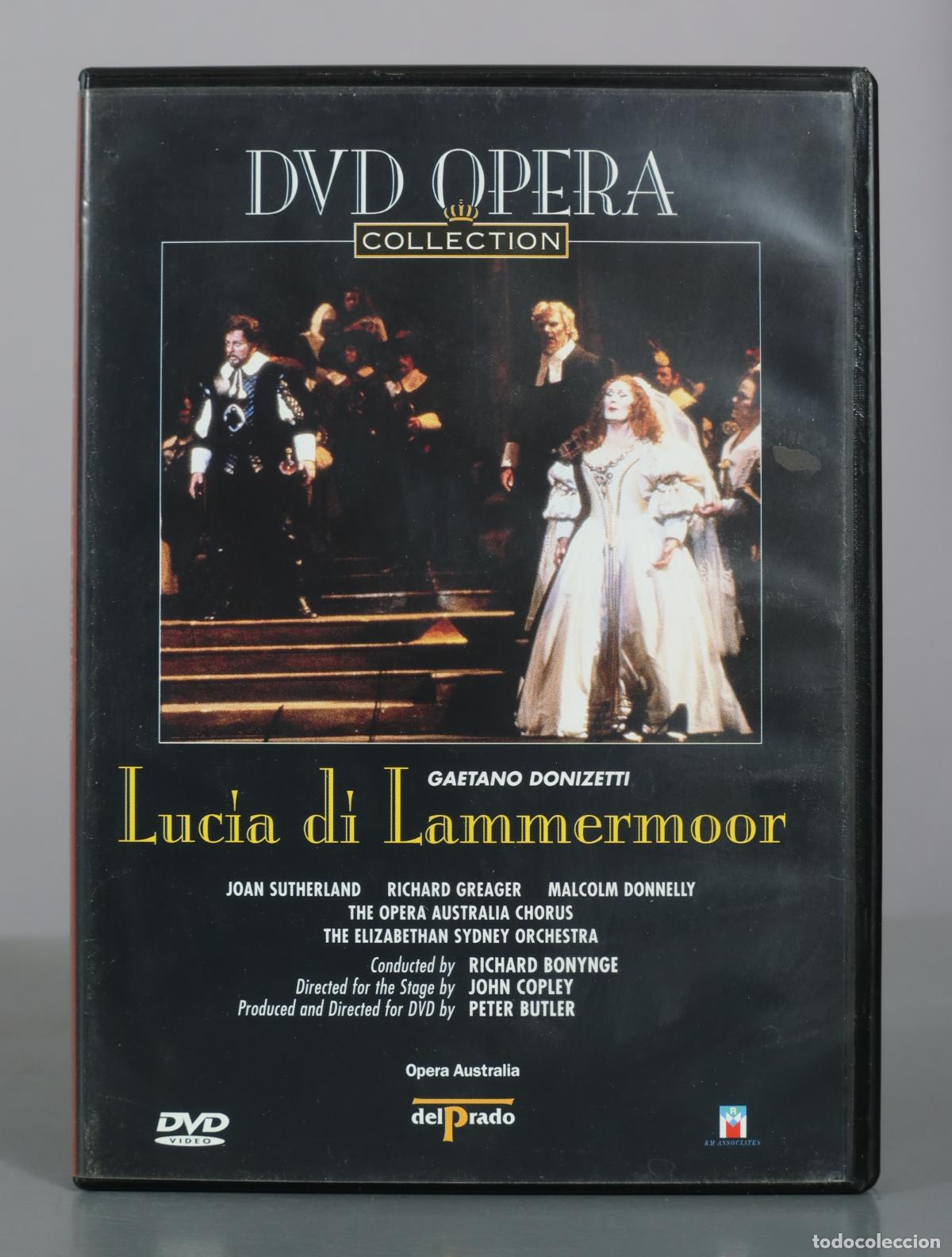 Cin&eacute;ma: DVD. Lucia di Lammermoor - Gaetano Donizetti - Joan Sutherland - Richard Greager - Malcolm Donnelly