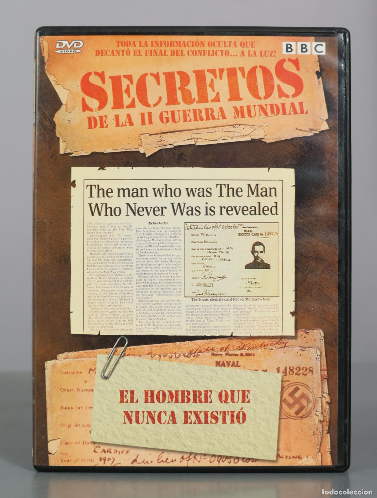 Cine: DVD. Secretos de la II Guerra Mundial - El hombre que nunca existi&oacute;