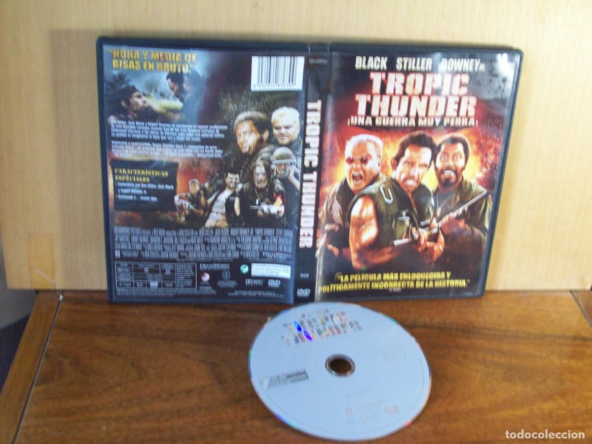 Cine: TROPIC THUNDER : UNA GUERRA MUY PERRA - BEN STILLER - JACK BLACK - ROBERT DOWNEY JR. - DVD