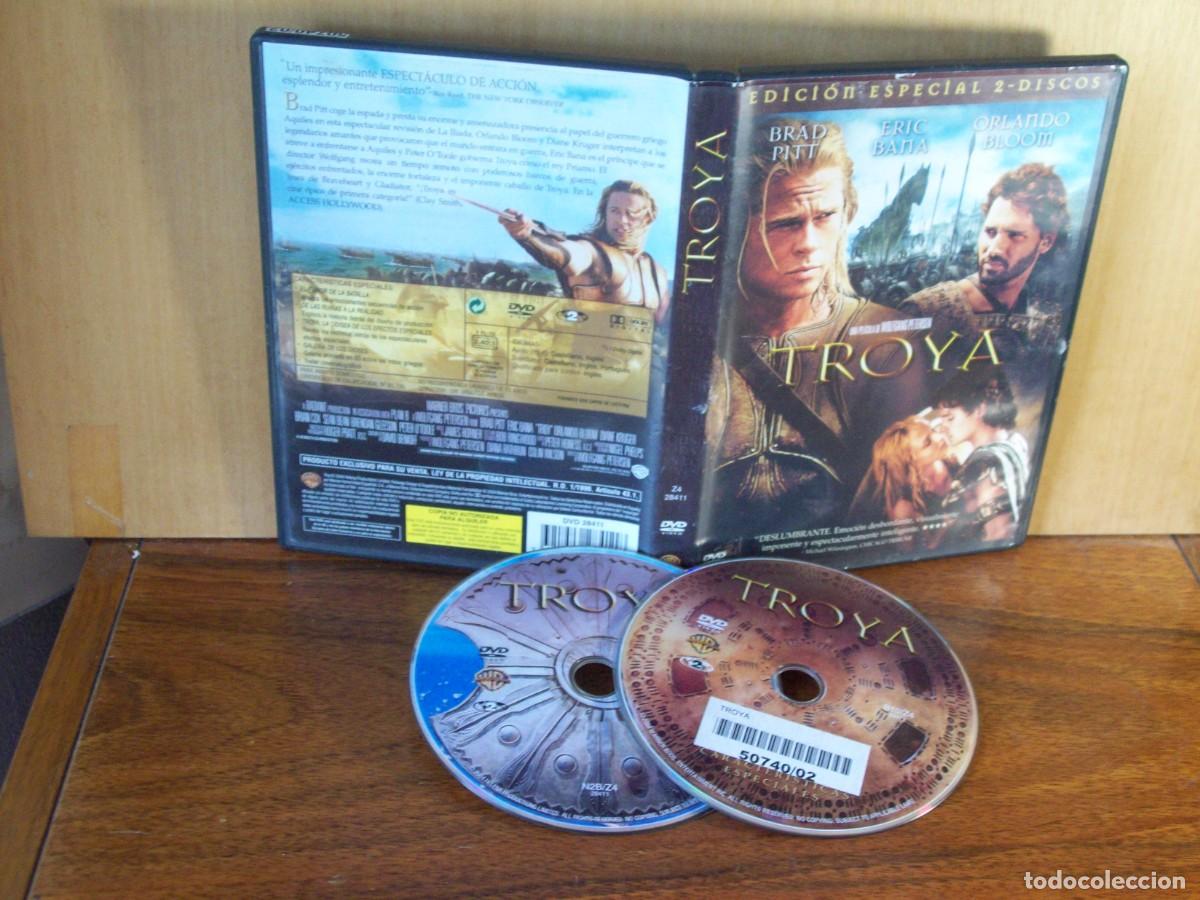 Cine: TROYA - BRAD PITT - ERIC BANA - ORLANDO BLOOM - DVD DOBLE EDICION ESPECIAL
