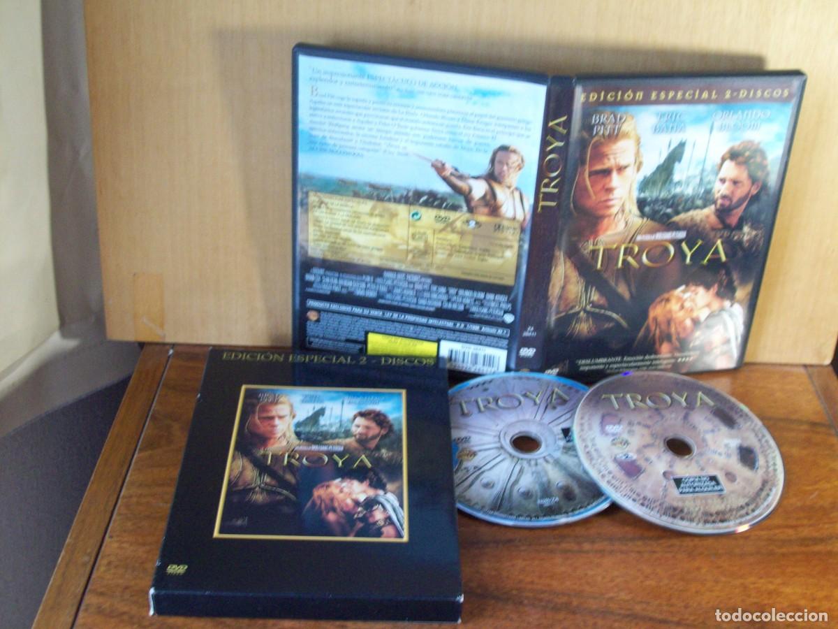 Cine: TROYA - BRAD PITT - ERIC BANA - ORLANDO BLOOM - DOBLE DVD EDICION ESPECIAL CON ESTUCHE CARTON