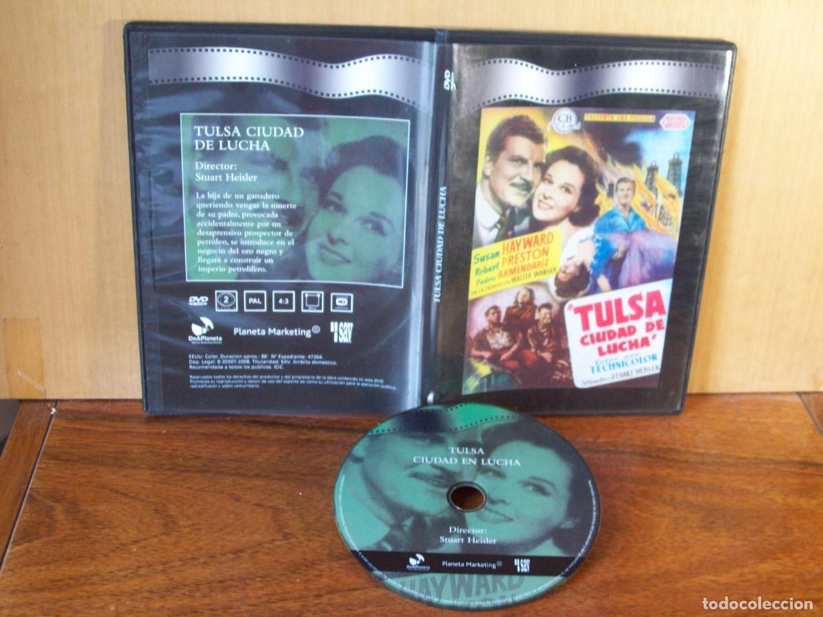 Cine: TULSA, CIUDAD DE LUCHA - SUSAN HAYWARD - ROBERT PRESTON - DVD CAJA FINA COLOR