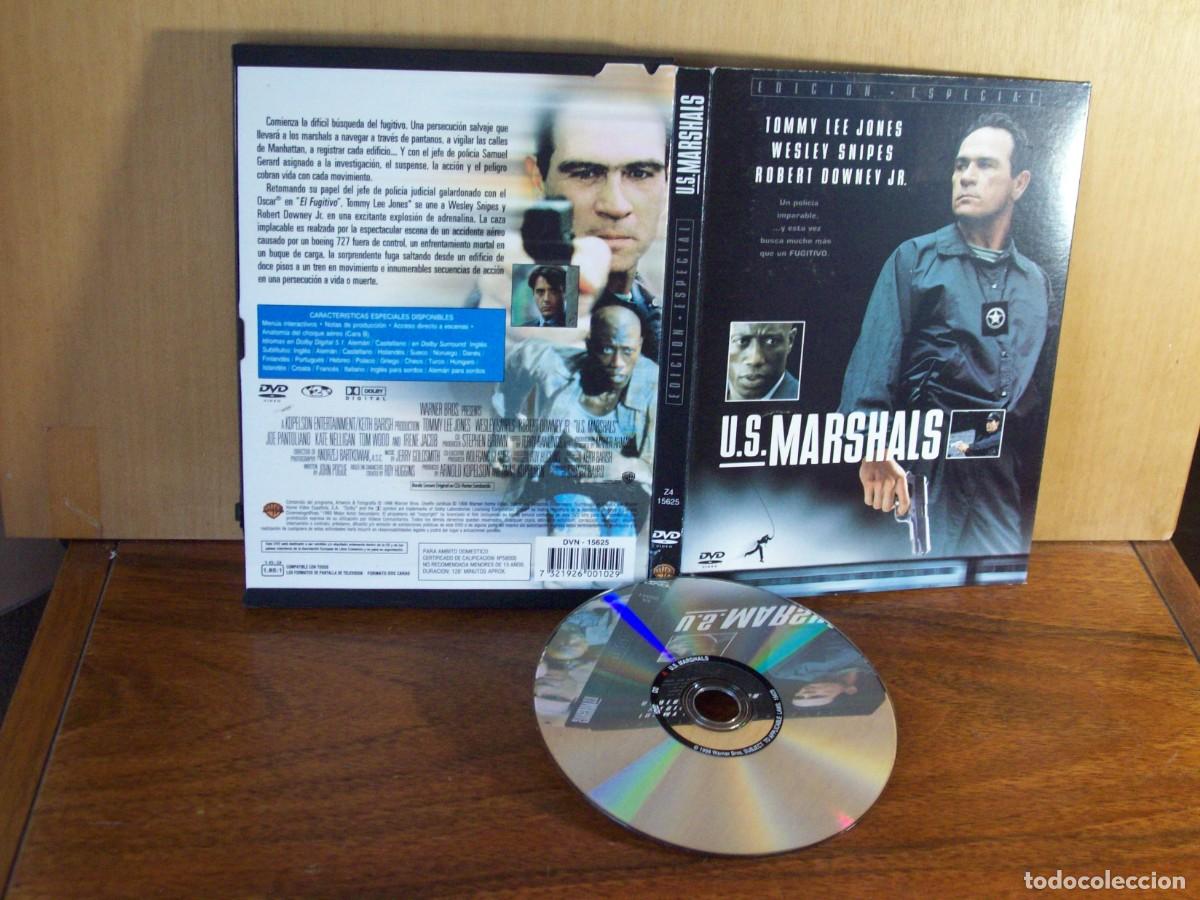 Cine: U.S. MARSHALS - TOMMY LEE JONES - WESLEY SNIPES - DVD SNAPCASE EDICION ESPECIAL