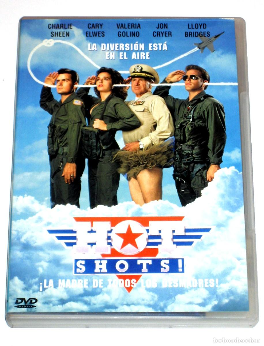 Cin&eacute;ma: Hot Shots - Jim Abrahams Charlie Sheen Cary Elwes Valeria Golino Lloyd Brigdes DVD DESCATALOGADO