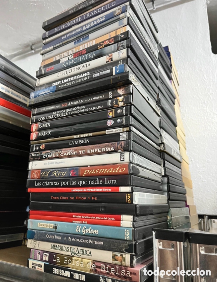 Cine: Lote de 54 DVD originales de cine