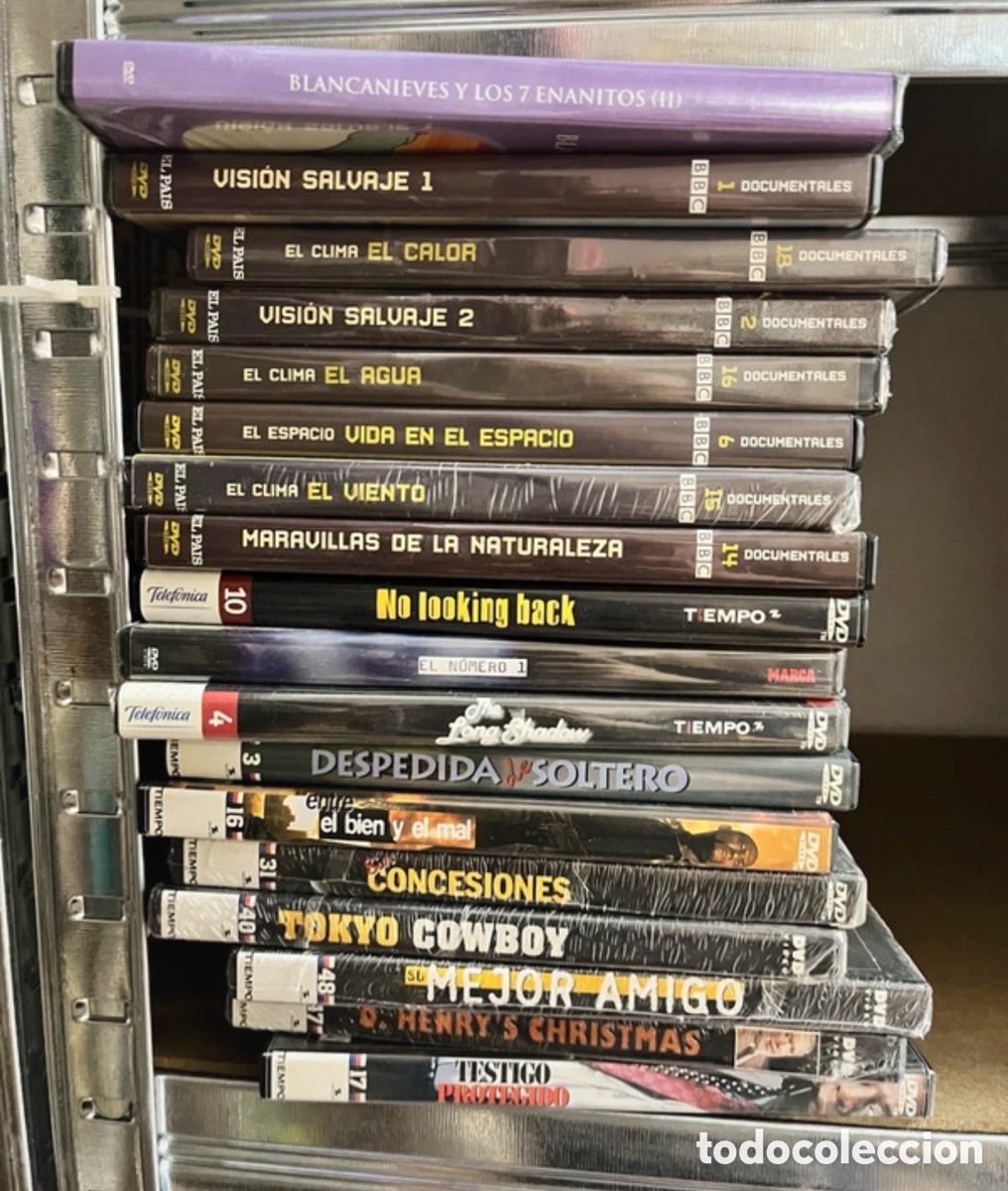 Cine: Lote de 59 DVD originales de cine