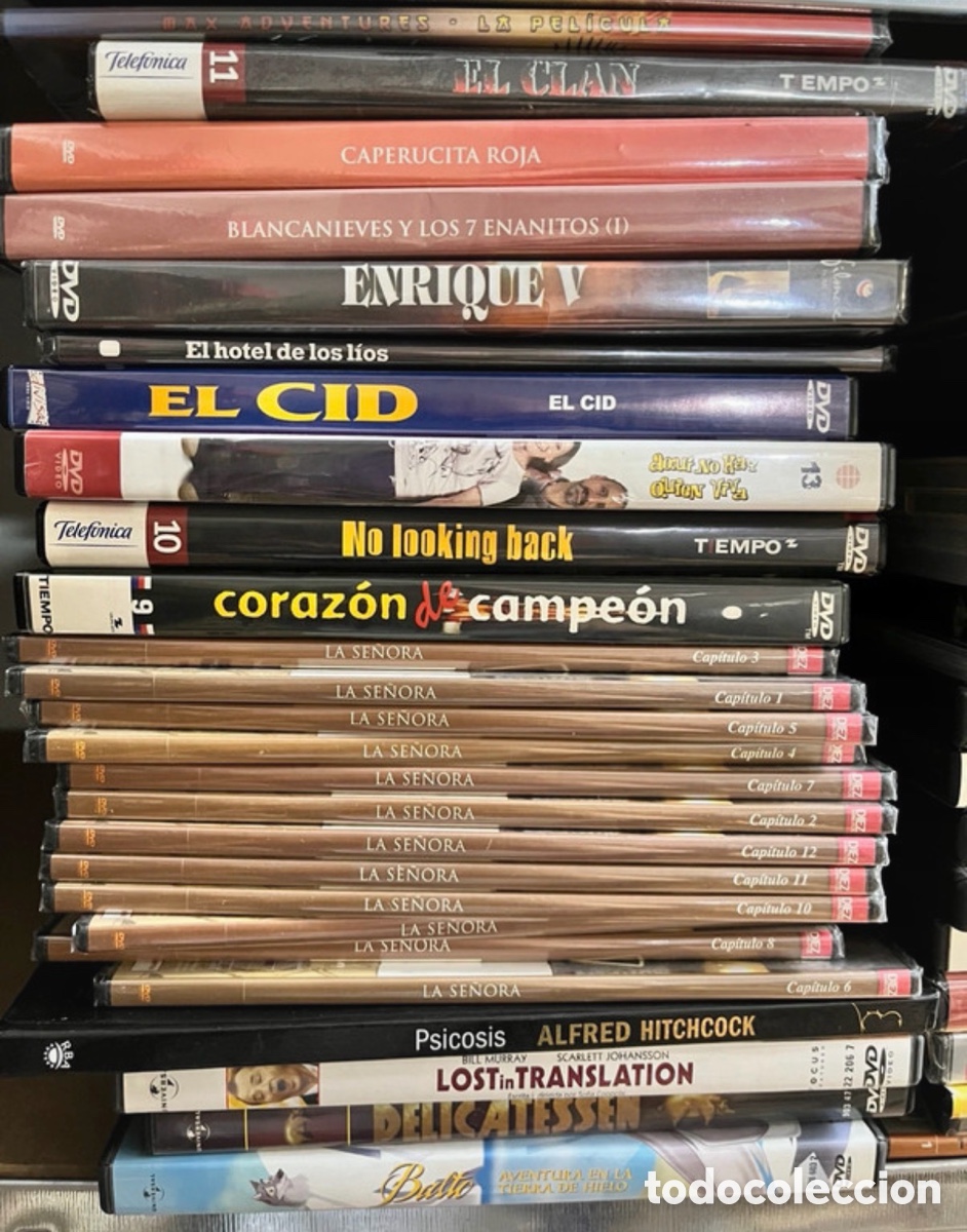 Cine: Lote de 65 DVD originales de pel&iacute;culas - cine