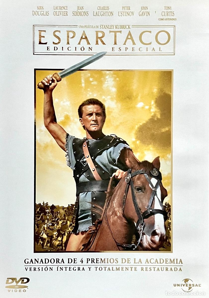 Cine: 2DVDs. ESPARTACO. Kirk Douglas. Stanley Kubrick. EDICION ESPECIAL REMASTERIZADA. CON EXTRAS.