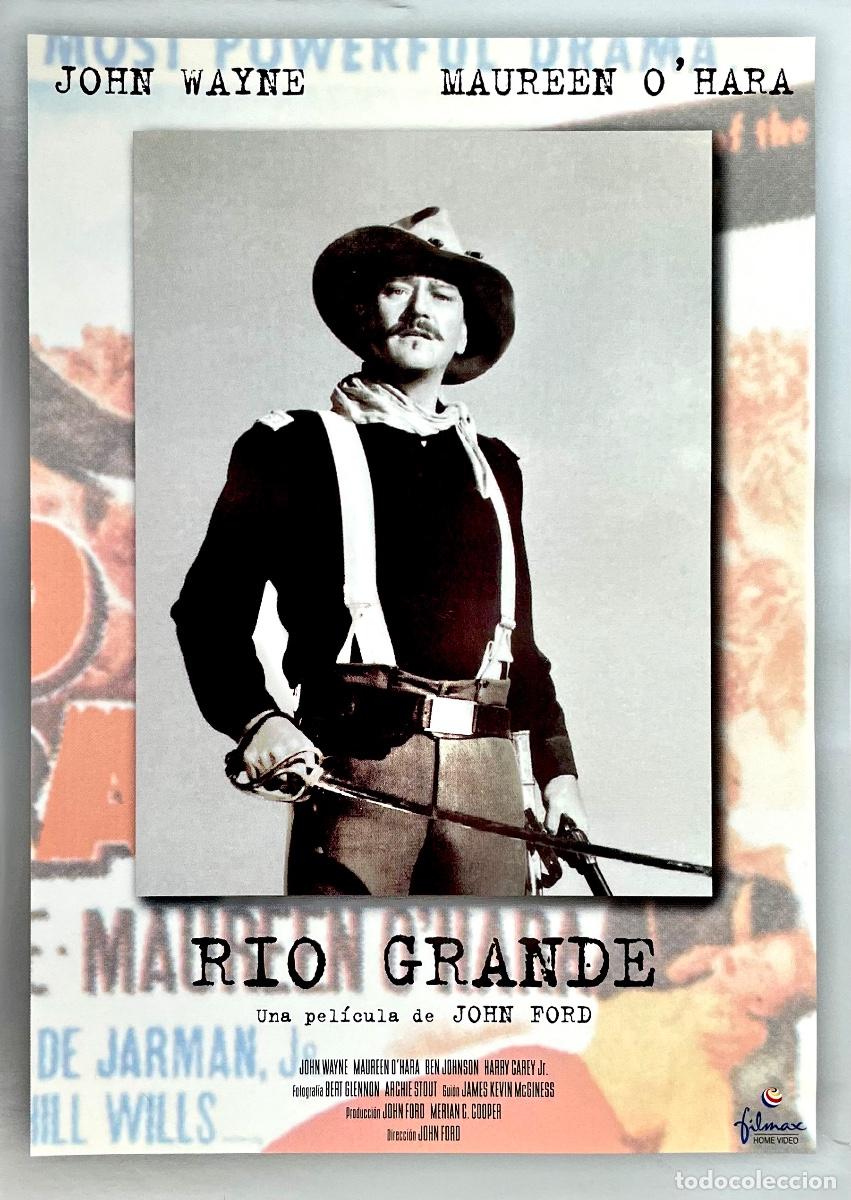 Cine: R&Iacute;O GRANDE. John Wayne. Maureen O'Hara. Ben Johnson. Victor McLaglen. J. Carroll Nash. John Ford.