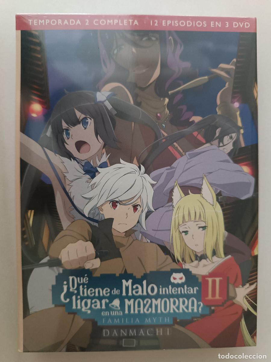Cinema: DANMACHI - QUE TIENE DE MALO INTENTAR LIGAR EN UNA MAZMORRA 2&ordm; TEMPORADA COMPLETA DVD PRECINTADO