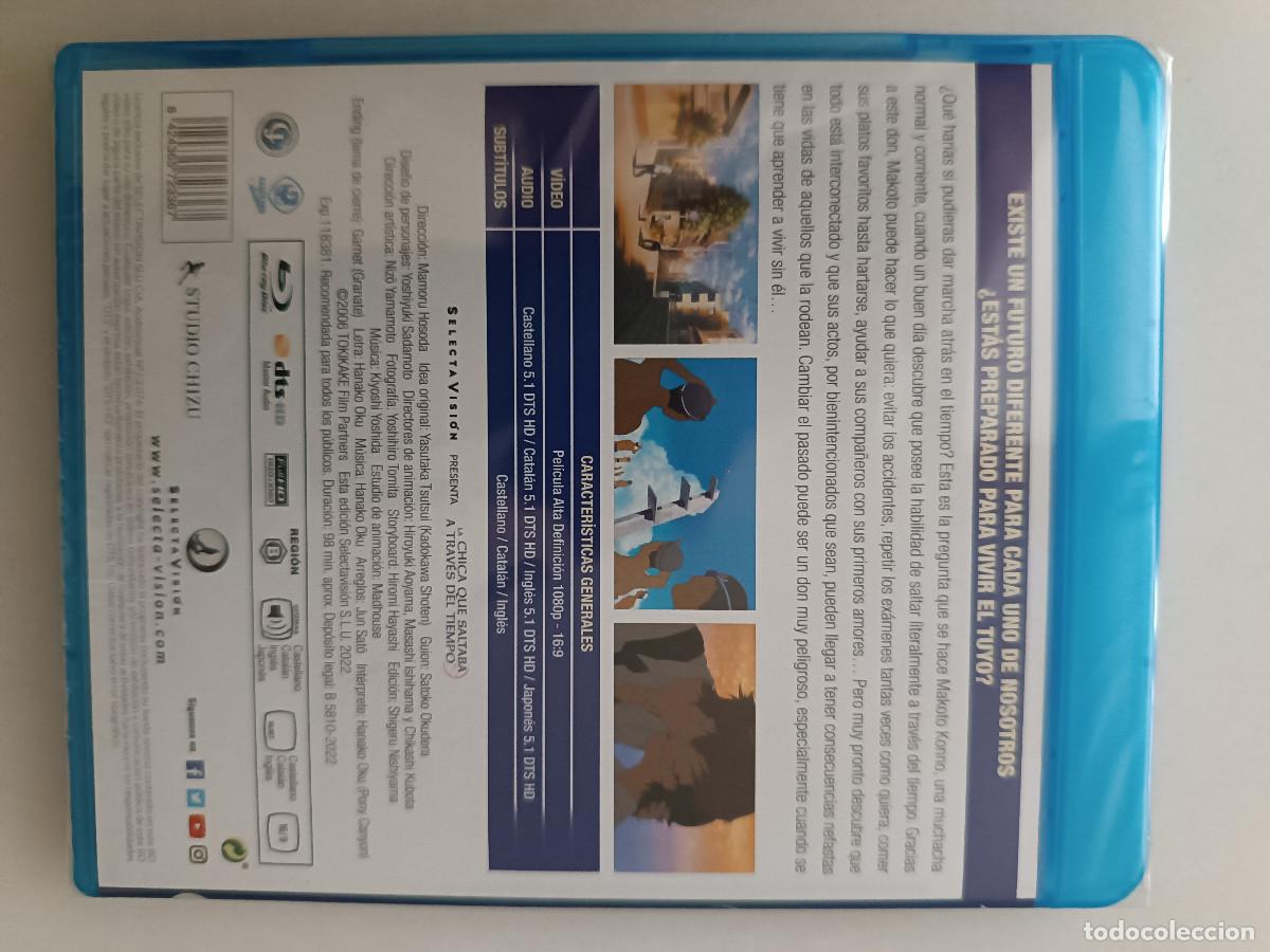 Cine: LA CHICA QUE SALTABA A TRAVES DEL TIEMPO (ANIME) BLU-RAY PRECINTADO